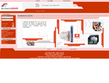 Tablet Screenshot of blancogas.com